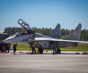 Myśliwce MiG-29 w Gdyni. Piloci rozpoczęli intensywne szkolenie na wybrzeżu