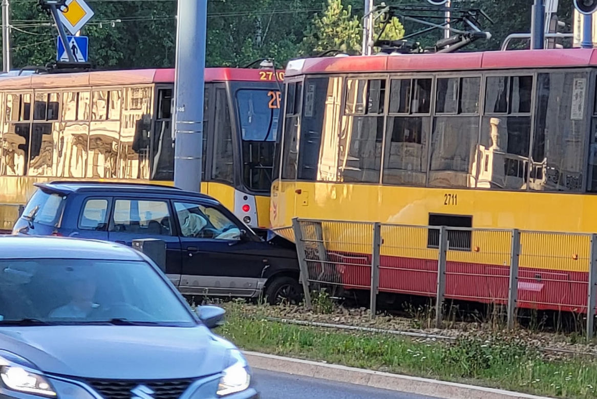 Łódź. Wypadek na Zachodniej