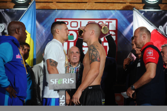 Krzysztof Głowacki, Ołeksandr Usyk, ważenie