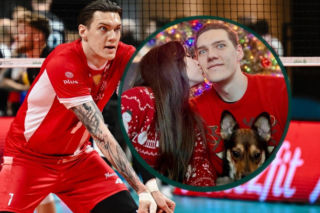 Bartłomiej Lemański i jego dziewczyna Dominika. Zaraziła go pasją, jest dla siatkarza największym wsparciem