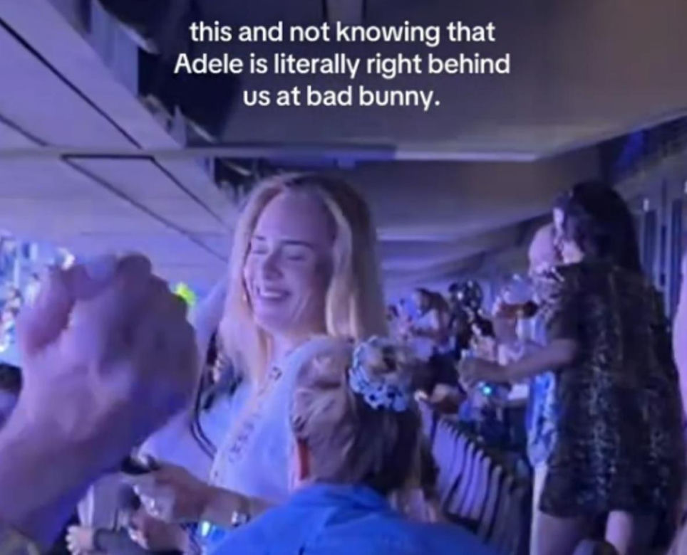 Adele na koncercie Bad Bunny'ego