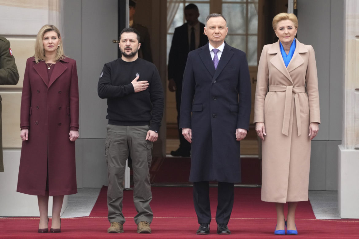 Spotkanie Agaty Dudy i Ołeny Zełenskiej z medykami