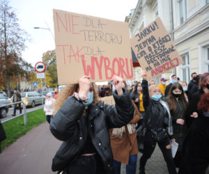 Koszalin: Protest kobiet na ulicach miasta