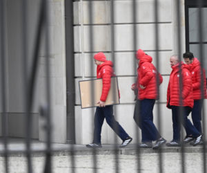 Kacper Tomasiak i skoczkowie u prezydenta