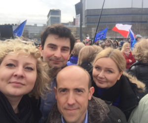 Gwiazdy i politycy na Marszu dla Europy. Kto się pojawił?