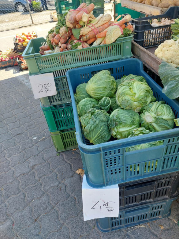 Byliśmy na bydgoskim targowisku. Tanio można kupić tylko wczorajsze rzodkiewki