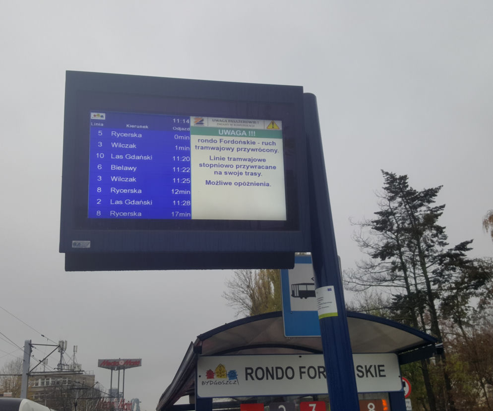 Wykolejenie tramwaju na rondzie Fordońskim! Ogromne utrudnienia! 