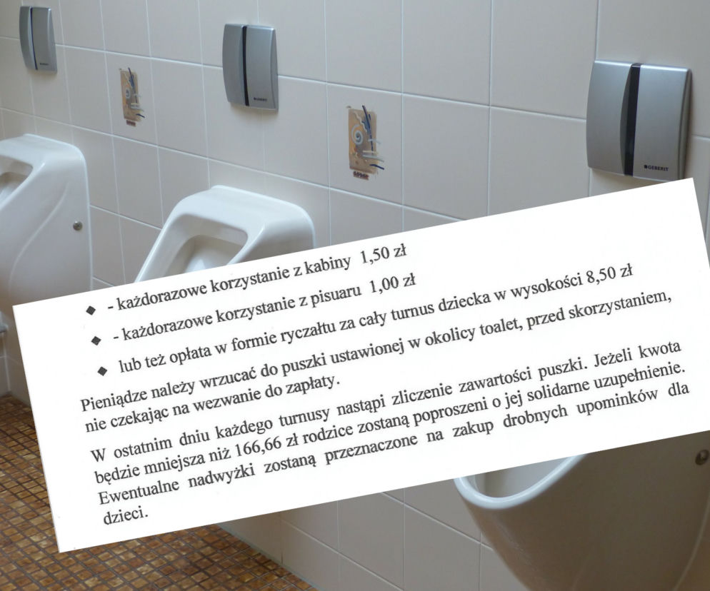 Półkolonie w Mrągowie. Starostwo nie użyczy dzieciom toalety za darmo. 1,5 zł za kabinę, a 1 zł za pisuar