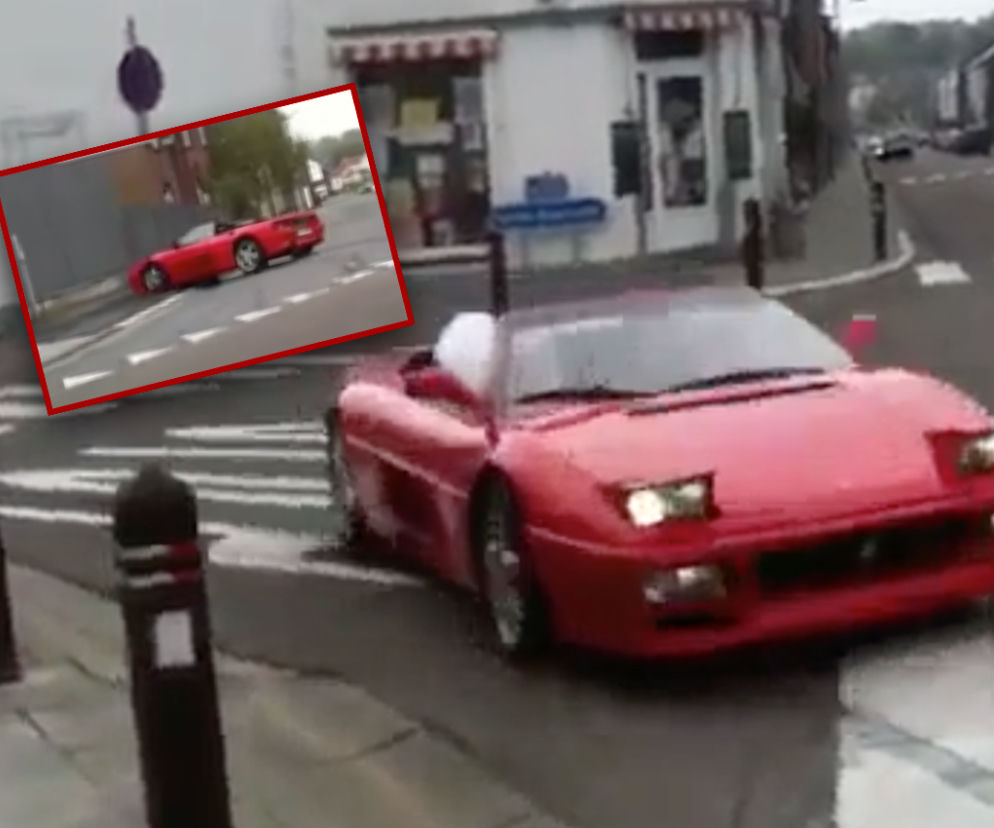Roztrzaskał Ferrari 348