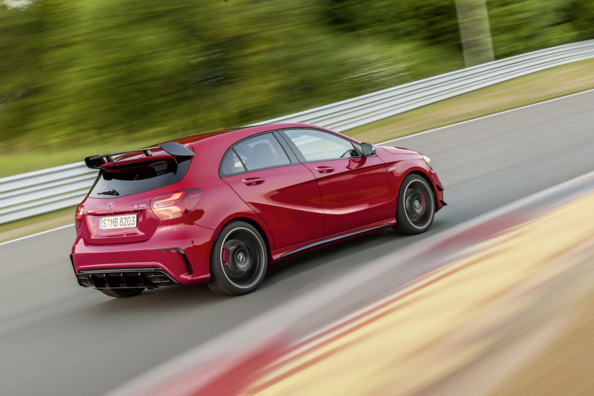 Mercedes-Benz A45 AMG lifting 2016