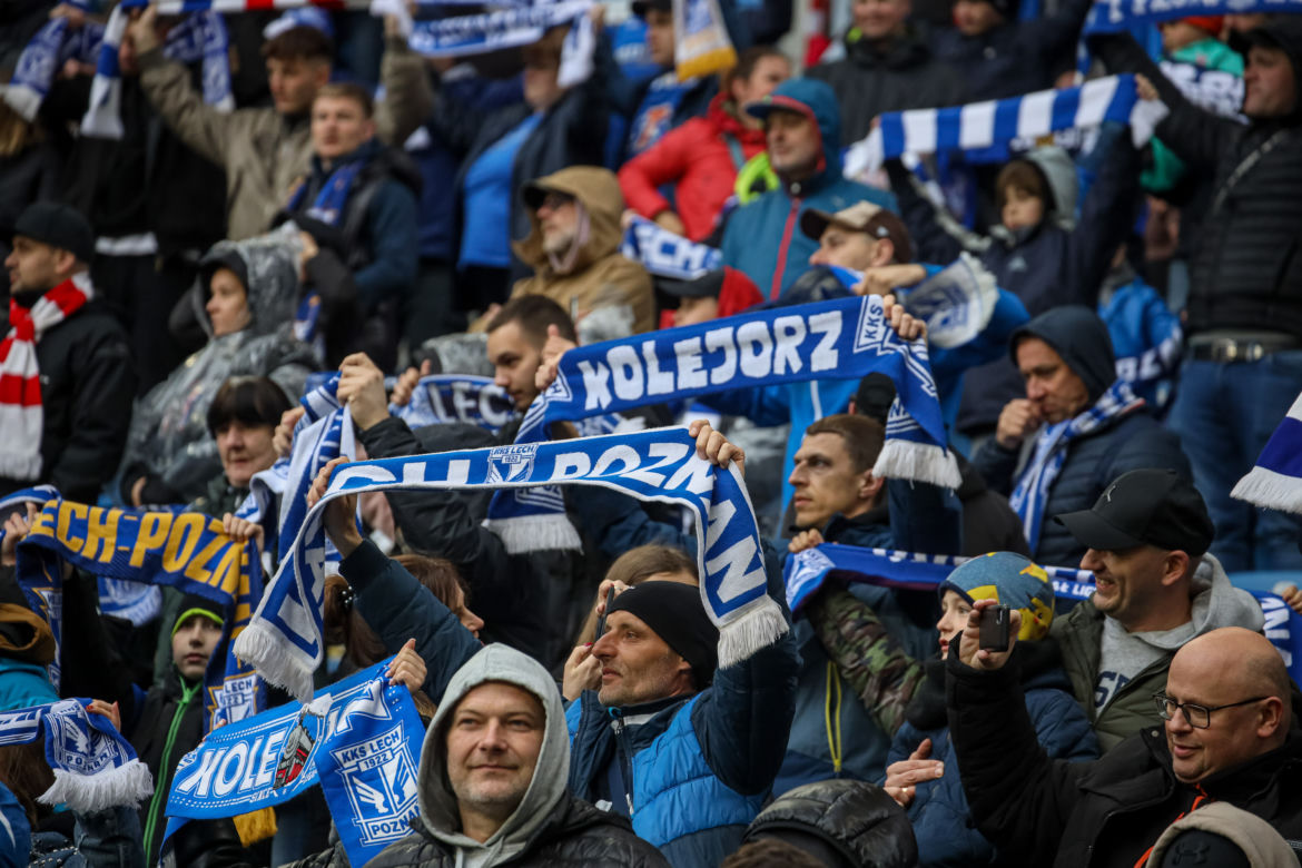 Lech Poznań - Cracovia. Tak bawili się kibice przy Bułgarskiej
