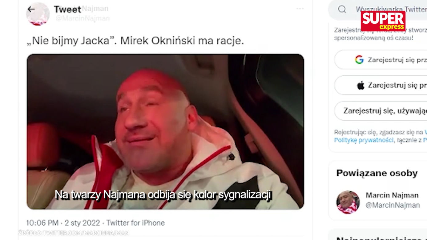 Marcin Najman jeździł autem mimo zakazu