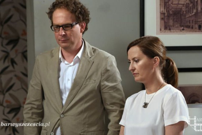 Barwy szczęścia. Maria Pyrka (Izabela Kuna), Marek (Marcin Perchuć)