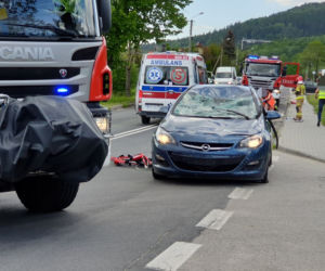 Potrącone rowerzystki