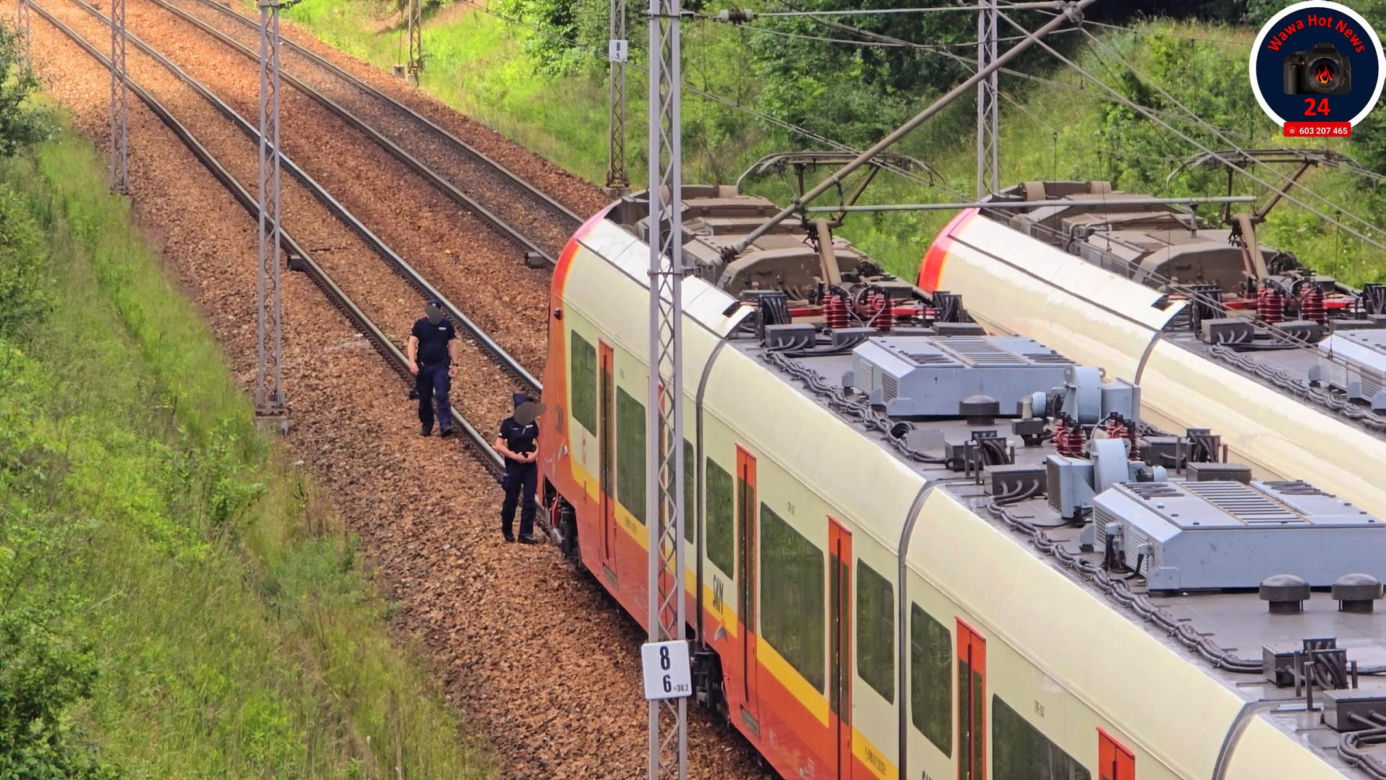 Tragedia na torach. Nie żyje człowiek potrącony przez pociąg 