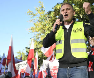 Protest pod TK.