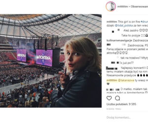 Gwiazdy na koncercie Beyonce w Warszawie