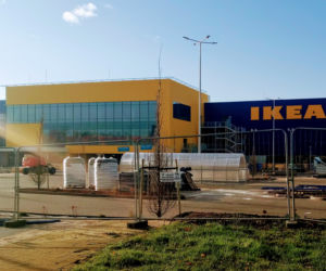 Budowa sklepu IKEA w Szczecinie - grudzień 2020