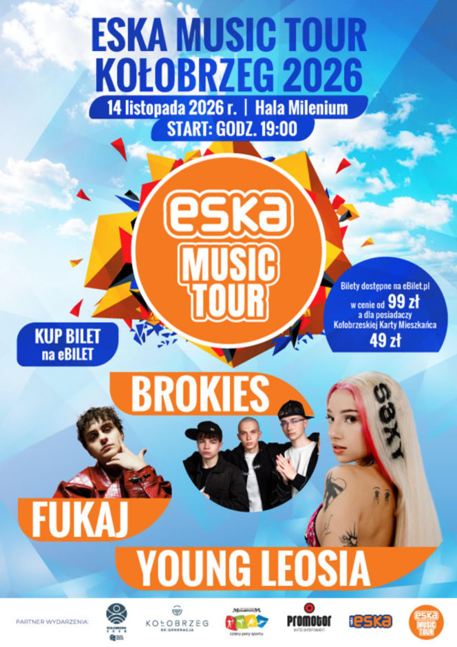 Kołobrzeg szykuje muzyczną jesień! ESKA Music Tour 2026 już w listopadzie
