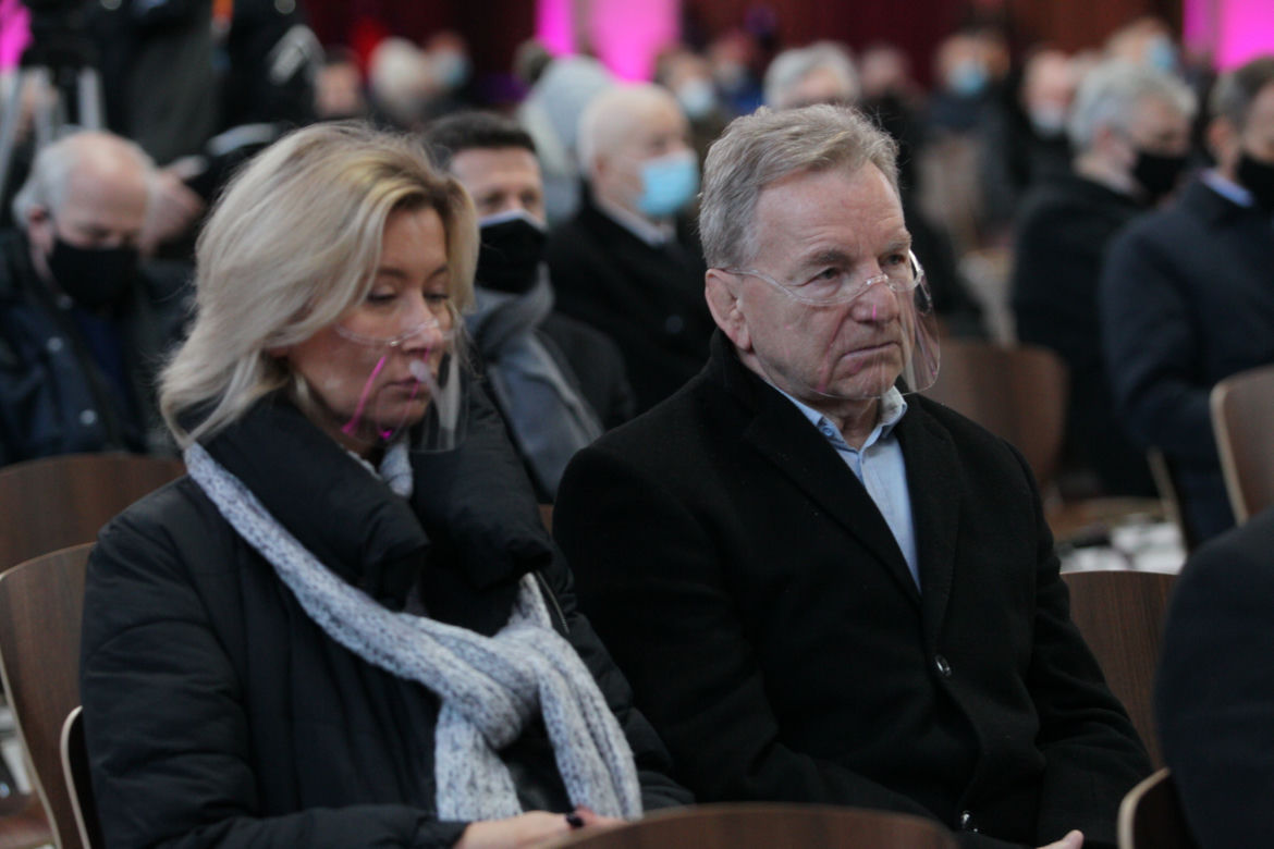 Ceremonia pożegnalna Ryszarda Szurkowskiego