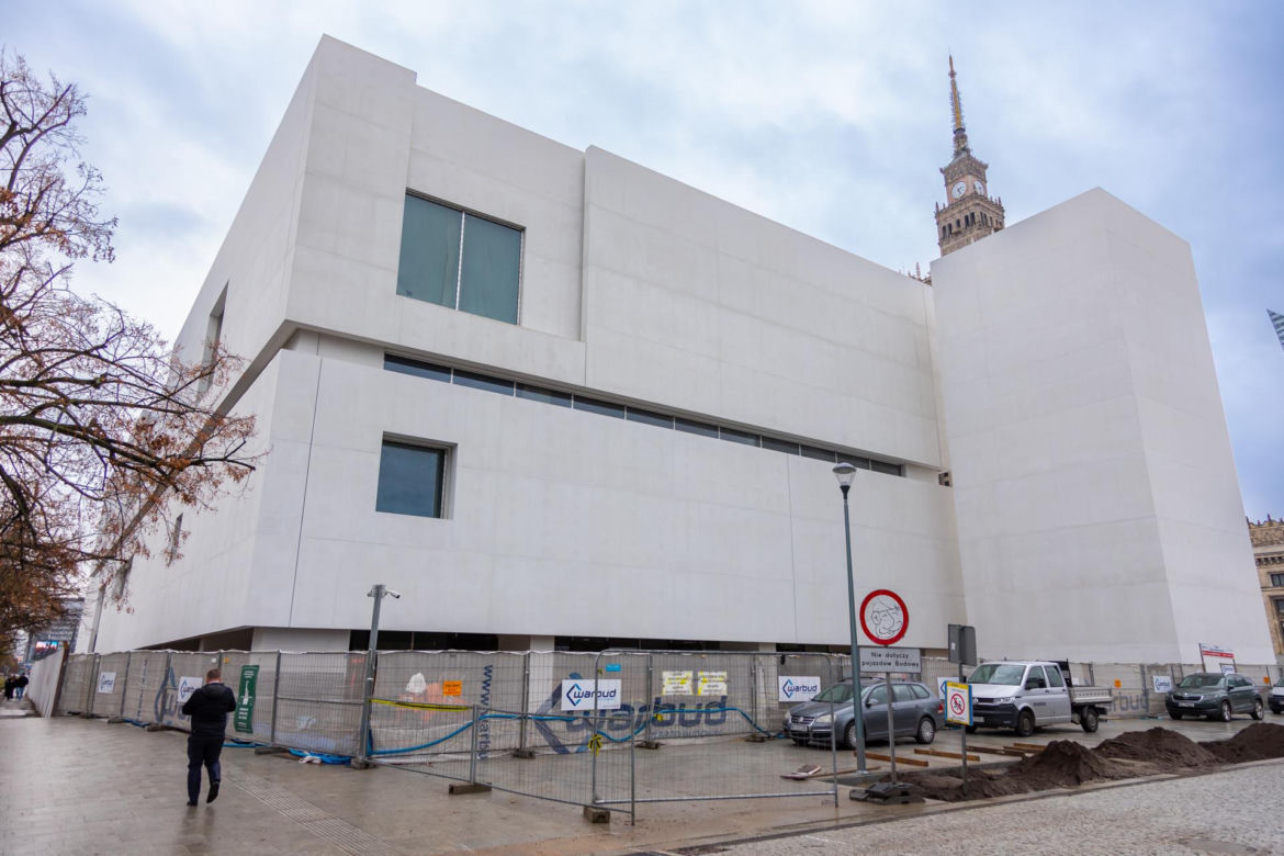 Wnętrze nowej siedziby Muzeum Sztuki Nowoczesnej w Warszawie