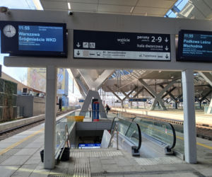 Dworzec kolejowy Warszawa Zachodnia po otwarciu