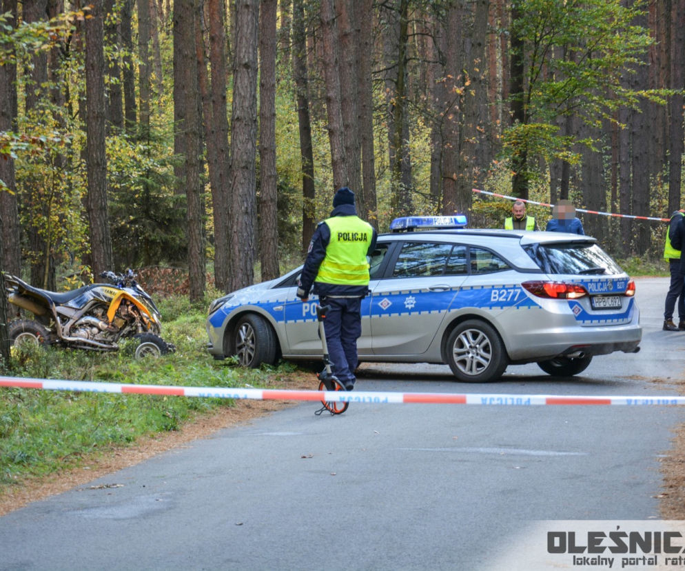 21-latek zginął na quadzie