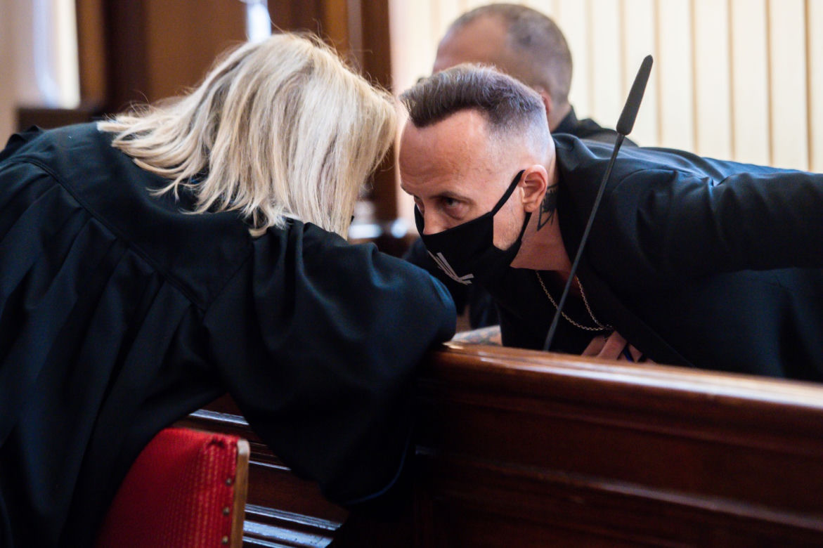 Adam Nergal Darski w sądzie