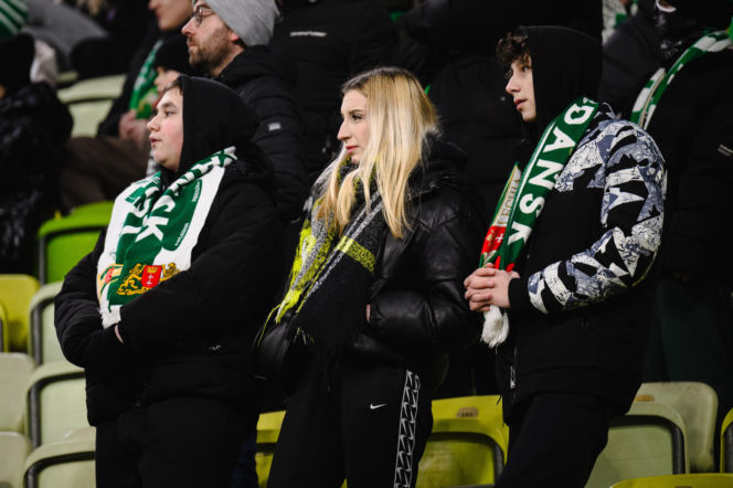 Lechia Gdańsk - Cracovia, zdjęcia kibiców z meczu 20. kolejki PKO BP Ekstraklasy