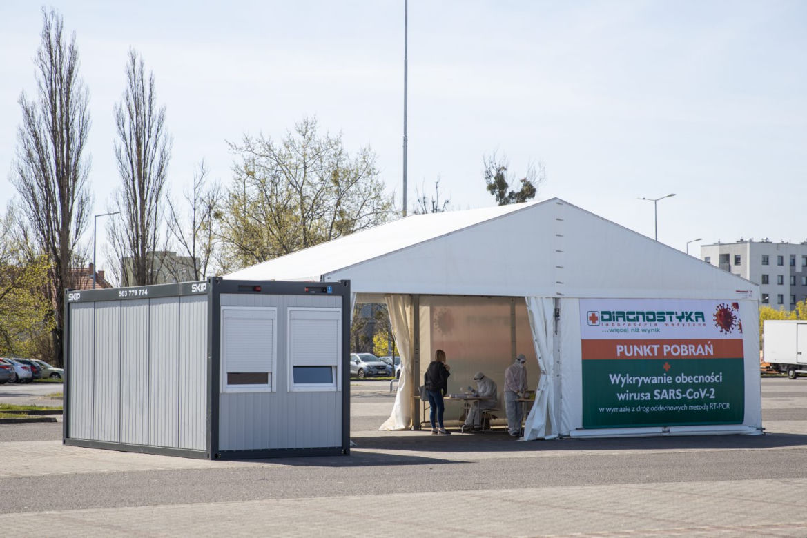 Punkt pobrań odpłatnych testów na koronawirus