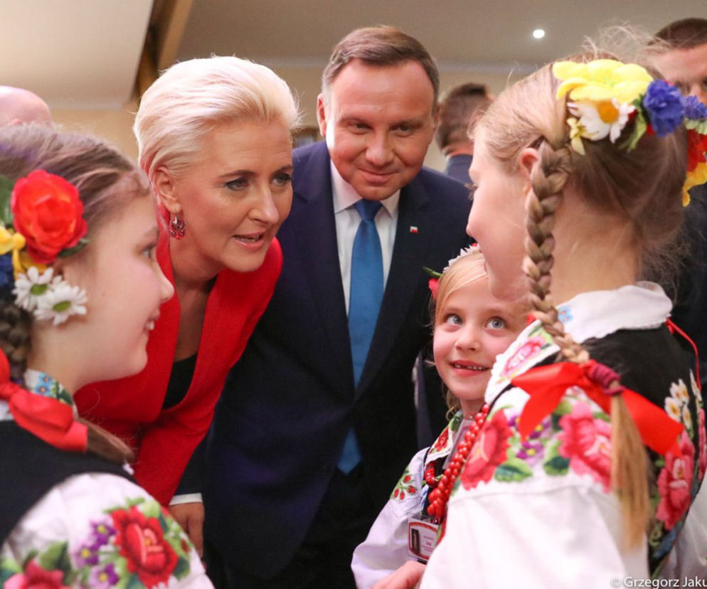 Andrzej Duda i Agata Duda  w Australli