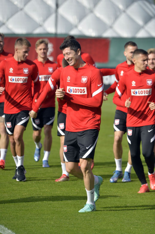 Trening reprezentacji na stadionie Legii