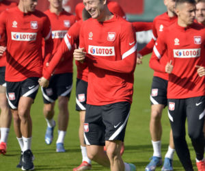 Trening reprezentacji na stadionie Legii