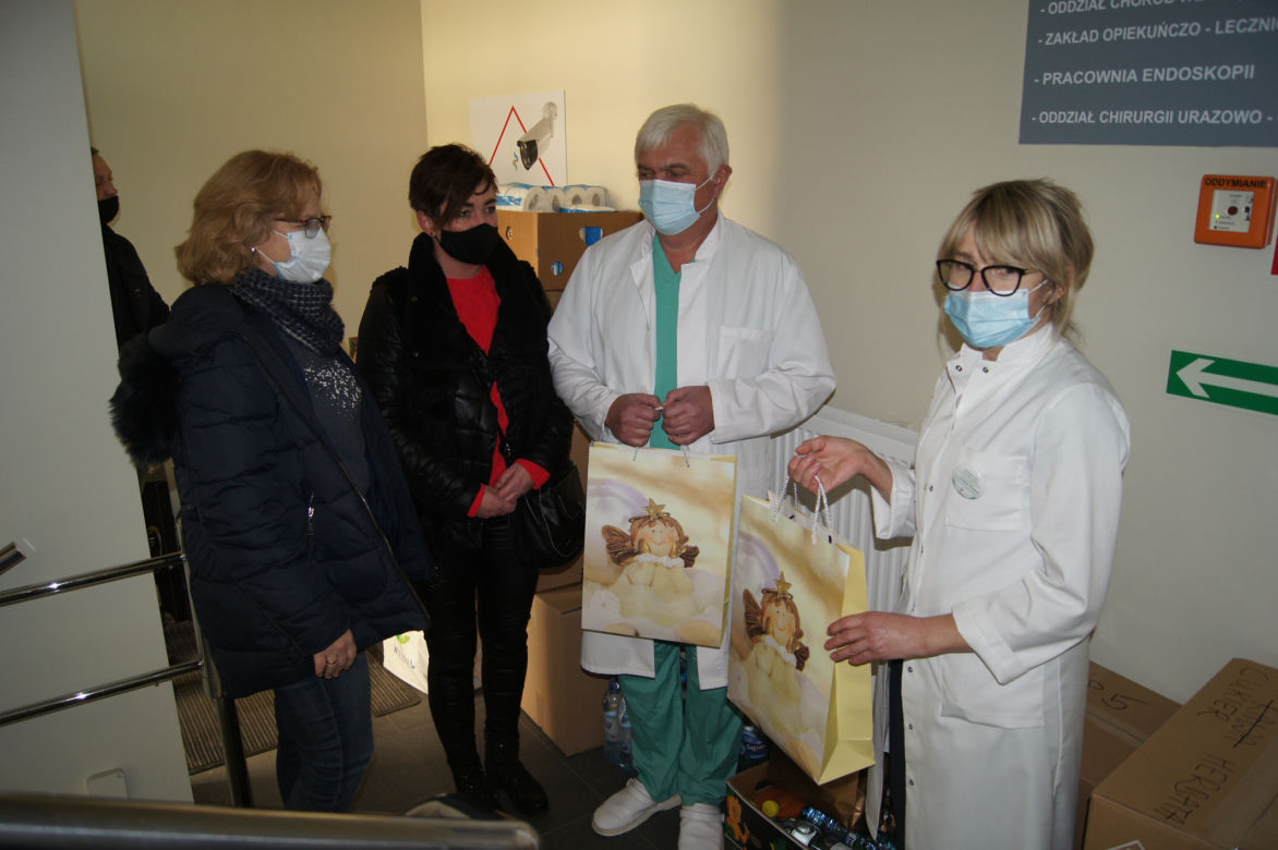 SP5 wspiera szczecinecki oddział covidowy