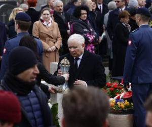 12. rocznica katastrofy smoleńskiej. Uroczystości na Powązkach Wojskowych