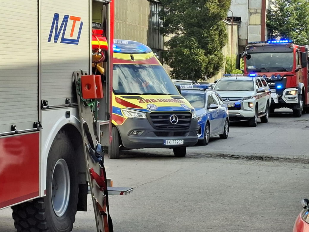 Wypadek na "strefie" w Starachowicach