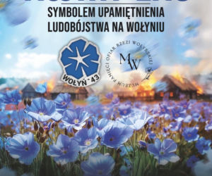 Kwiaty lnu: symbol pamięci ofiar Wołynia. Gest przed 11 lipca