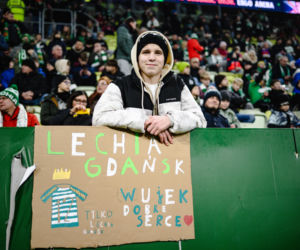 Lechia Gdańsk - Górnik Zabrze, zdjęcia kibiców i zawodników z meczu 18, kolejki PKO BP Ekstraklasy