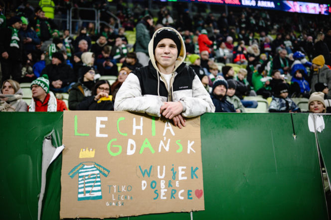 Lechia Gdańsk - Górnik Zabrze, zdjęcia kibiców i zawodników z meczu 18, kolejki PKO BP Ekstraklasy