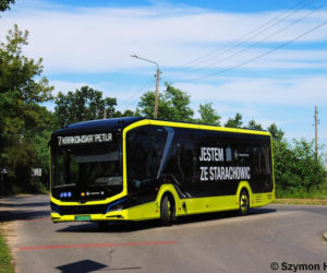 Elektryczny MAN ze Starachowic na testach w Skarżysku-Kamiennej