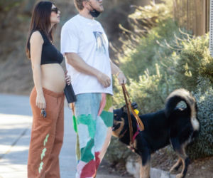 Emily Ratajkowski w ciąży i jej mąż Sebastian Bear-McClard