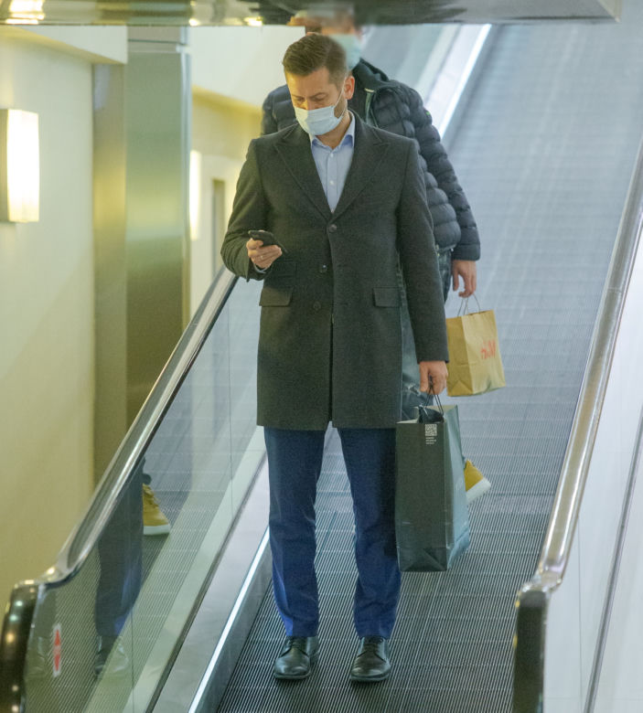 Kamil Bortniczuk na zakupach