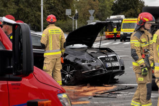 Wypadek w Warszawie