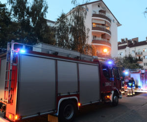 Hulajnoga wybuchła na balkonie
