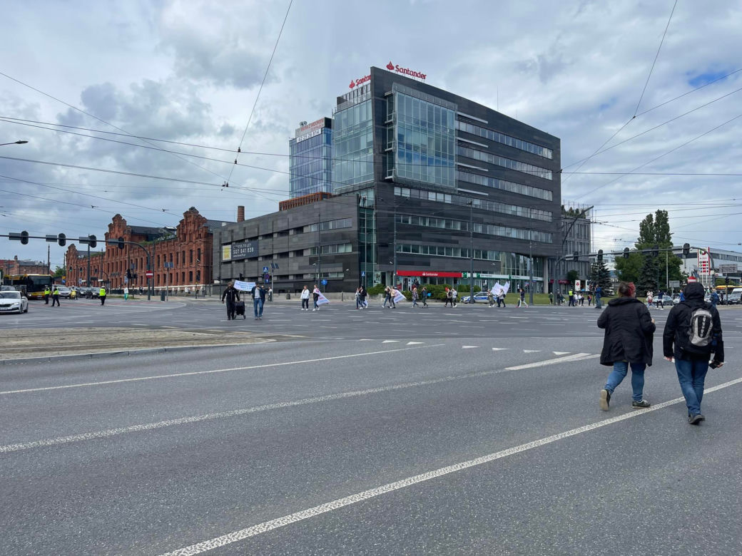 Strajk MOPS Łódź 21 czerwca