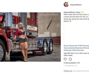 Blayze Williams, najseksowniejsza kobieta kierująca TIR-em
