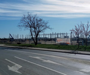 Budowa sklepu IKEA w Szczecinie - kwiecień 2020