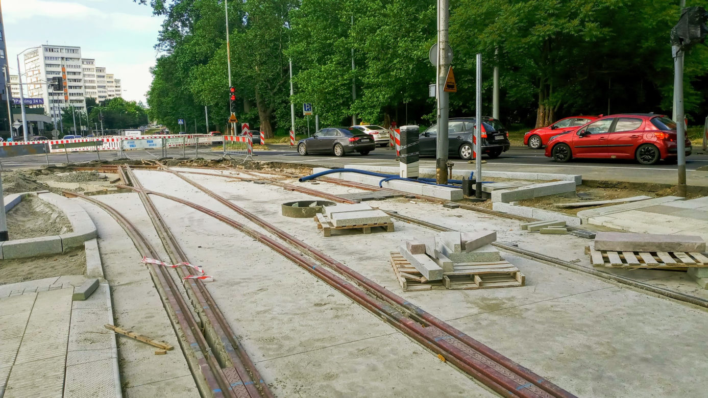 "Torowa rewolucja" w Szczecinie - czerwiec 2021