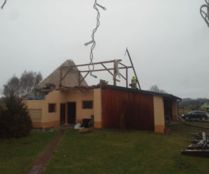 Skutki wichury w regionie tarnowskim z 17.02.2022r.