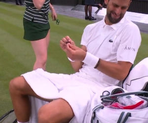 Novak Djokovic przestraszył dziewczynę
